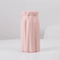 Nordic Style White Plastic Flower Vase With Imitation Ceramic Finish 2