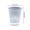 Transparent Self Watering Plant Pot With Drainage For Indoor Outdoor Plants 4