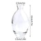 Vintage Mini Glass Vase Transparent Flower Vase For Home Decor 10