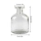 Vintage Mini Glass Vase Transparent Flower Vase For Home Decor 7
