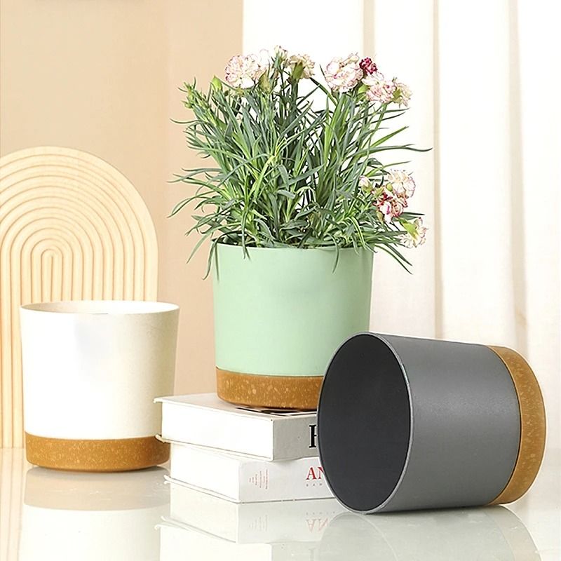 Self Watering Plant Pots Automatic Bottom Watering Planters With Saucer 13