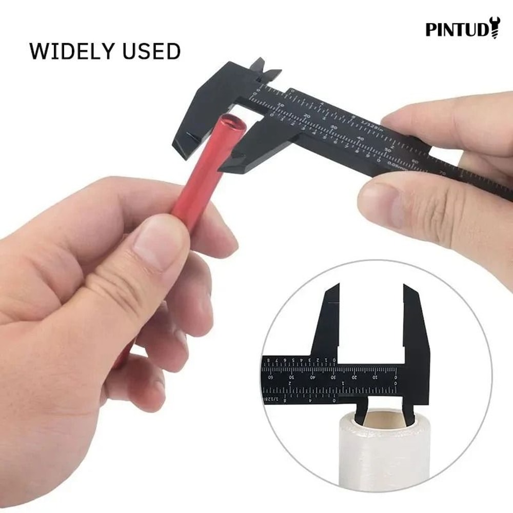 Digital Vernier Caliper 0 To 150mm Lightweight Plastic Measuring Tool 8