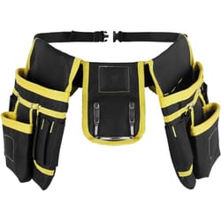 adjustable tool belt bag with detachable work pouch and utility pockets