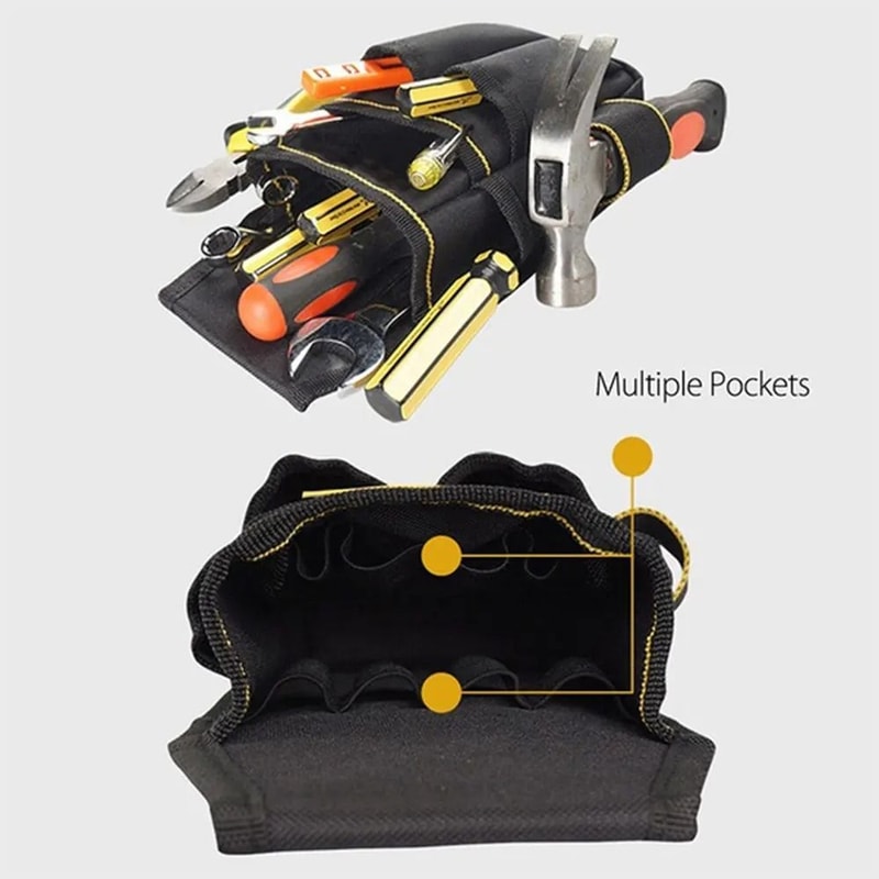 Waterproof Electrician Tool Belt Organizer With Adjustable Waist Strap 4