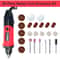 High Power Corded Rotary Tool Kit With Flex Shaft Multi Function Chuck For DIY And Home Projects 0