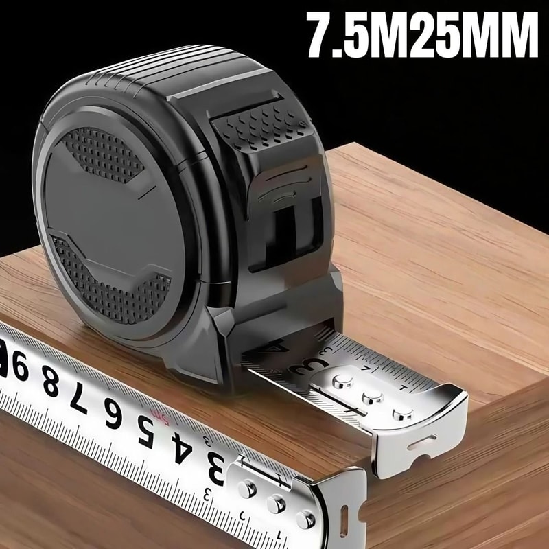 Stainless Steel Tape Measure High Precision Retractable Measuring Tool For Home And Woodworking 3