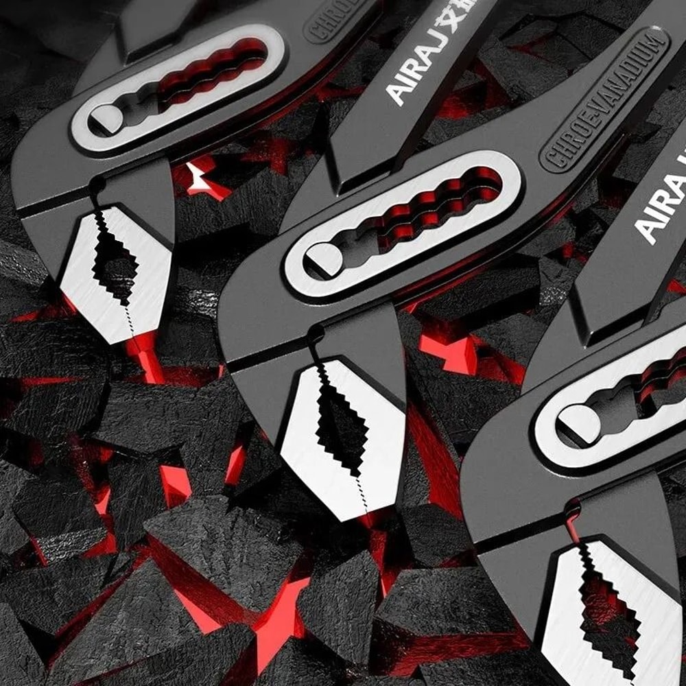 AIRAJ Multifunctional Pump Pliers Adjustable Water Pipe Pliers With Quick Release Grip 5