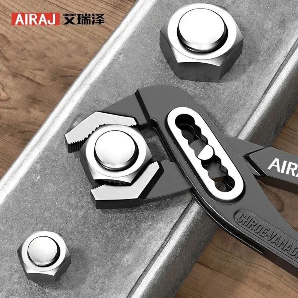 AIRAJ Multifunctional Pump Pliers Adjustable Water Pipe Pliers With Quick Release Grip 8