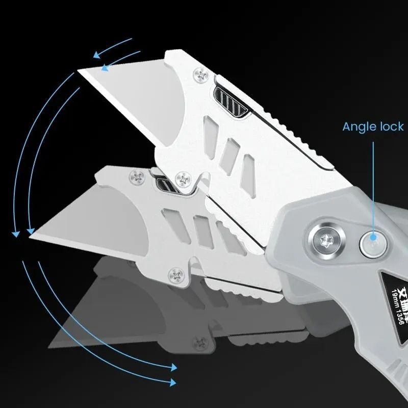 AIRAJ Heavy Duty Retractable Utility Knife Sharp Break Blade Steel Cutter Tool 4