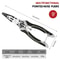 AIRAJ Multifunctional Diagonal Pliers Universal Wire Cutters Anti Slip Electrician Tool 2