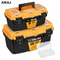 AIRAJ Plastic Hardware Toolbox Thickened Storage Case For Electrician And Carpenter Tools 0