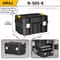 AIRAJ Stackable Modular Toolbox Set With Wheels Portable Combo Tool Storage System 4