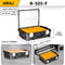 AIRAJ Stackable Modular Toolbox Set With Wheels Portable Combo Tool Storage System 5