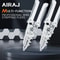 AIRAJ 7 Inch Multifunctional Wire Stripper Pliers Crimping And Cutting Electrician Tool 0