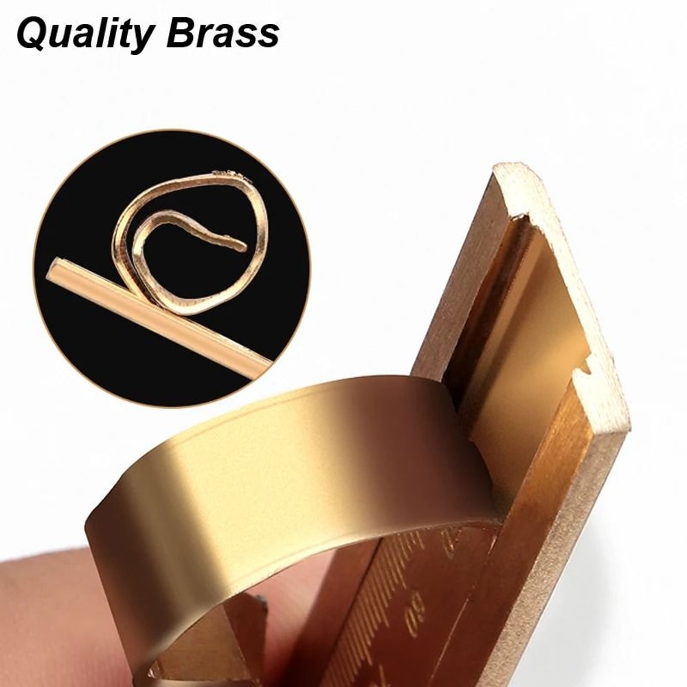 Mini Brass Vernier Caliper Metric And Imperial Measuring Tool For Crafts And DIY 9