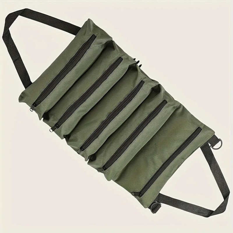 Multi Purpose Tool Bag Professional Roll Up Tool Organizer With Multi Pocket Design 3