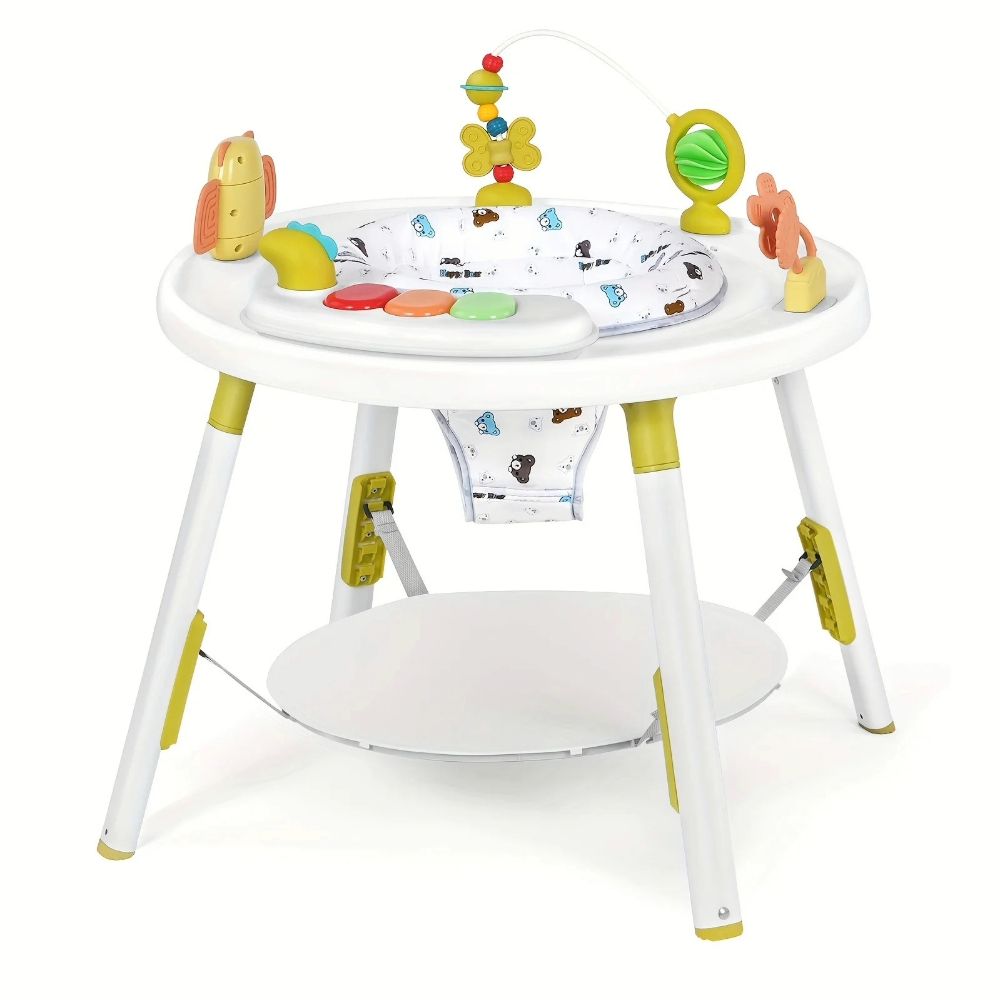 3 In 1 Baby Activity Center With 360 Degree Rotating Seat And Detachable Toys 7