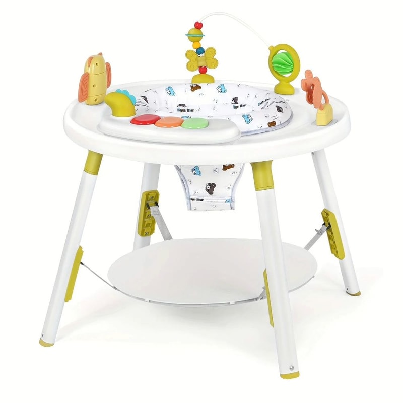 3 In 1 Baby Activity Center With 360 Degree Rotating Seat And Detachable Toys 7