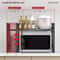 Expandable Microwave Shelf Organizer Adjustable Countertop Storage Rack For Kitchen 3