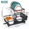 Large 2 Tier Dish Drying Rack Removable Countertop Dish Drainer For Kitchen 1