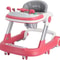 2 In 1 Baby Walker Push Walker With Removable Feeding Tray And Music Tray Foldable Design 1