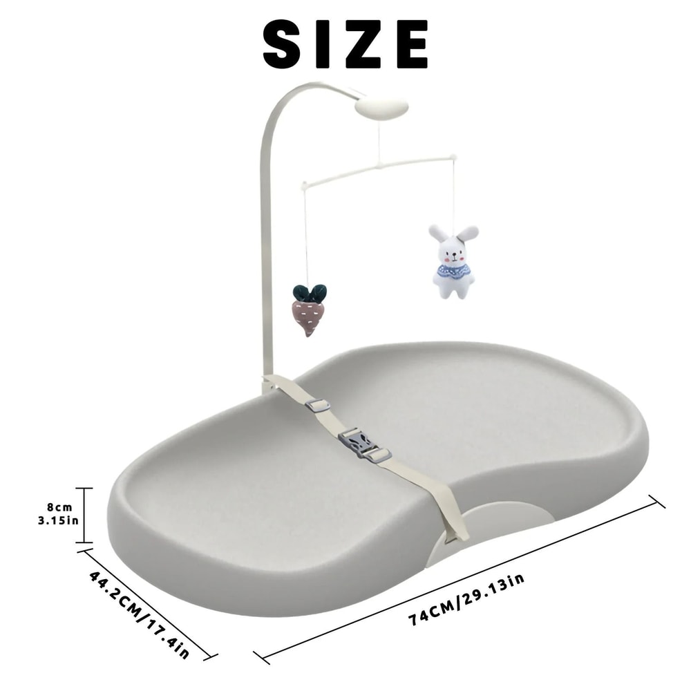 Contoured Baby Changing Pad Wipe Clean Non Slip Nursery Changing Mat 2