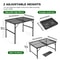 Portable Outdoor Grill Table Lightweight Folding Aluminum Camping BBQ Table 7