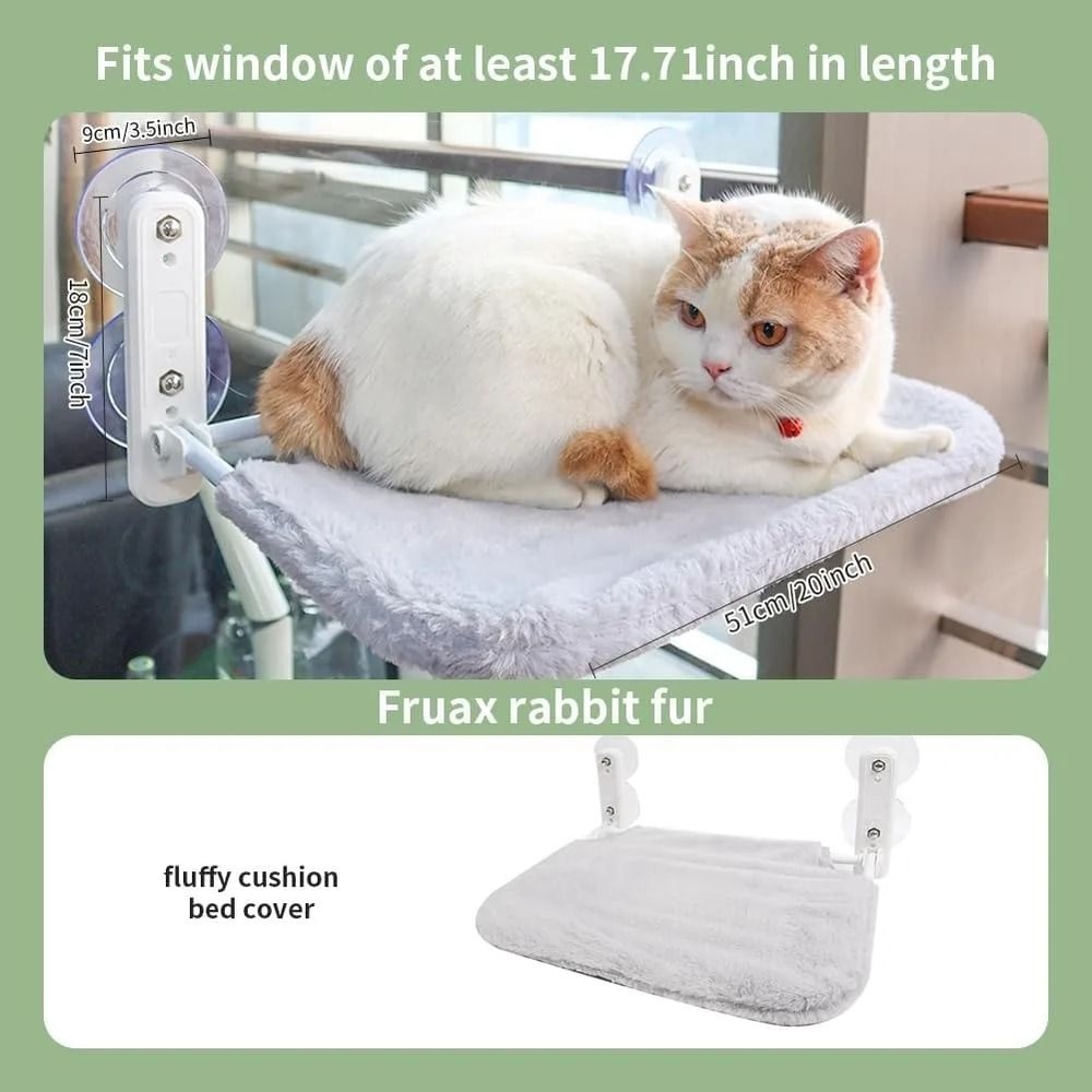 Cozy Hanging Cat Hammock Durable Space Saving Bed For Cats And Kittens 1