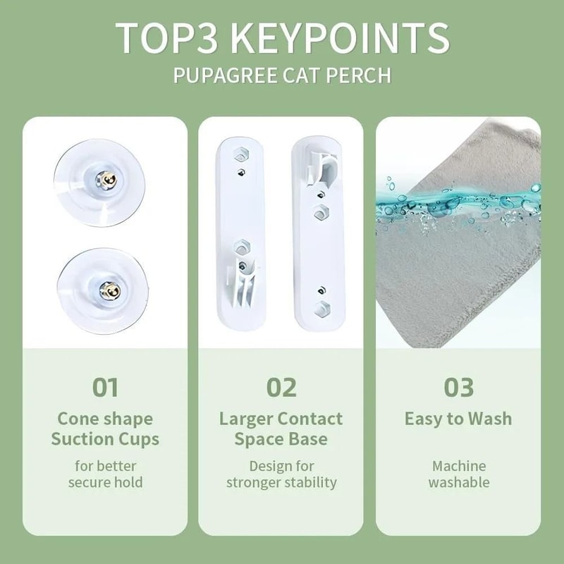 Cozy Hanging Cat Hammock Durable Space Saving Bed For Cats And Kittens 6