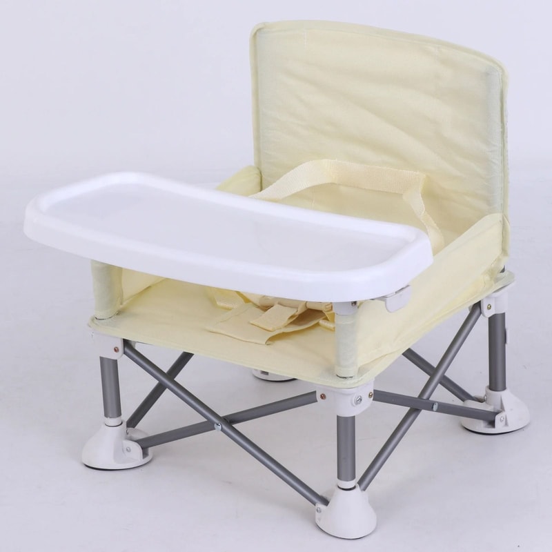 Adjustable Baby High Chair With Detachable Cushion And Footrest For Comfortable Feeding 1