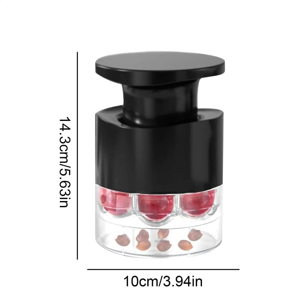 Easy Press Cherry Pitter Tool With 7 Hole Fruit Corer 6