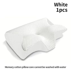 two in one ergonomic memory foam neck pillow for sleep and travel