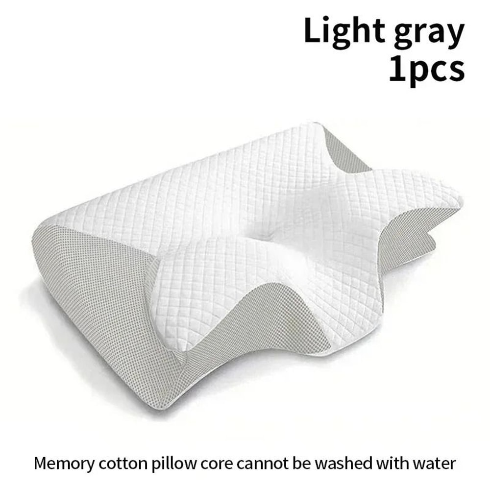 Two In One Ergonomic Memory Foam Neck Pillow For Sleep And Travel 2