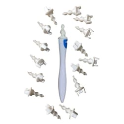 portable spiral ear wax remover tool with soft silicone tips