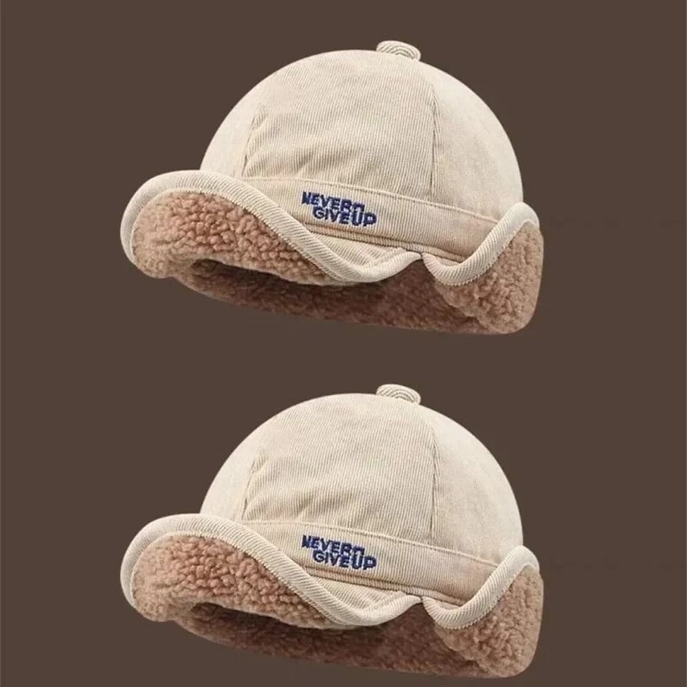 Winter Windproof Fleece Lined Ear Protection Cycling Hat For Cold Weather 9