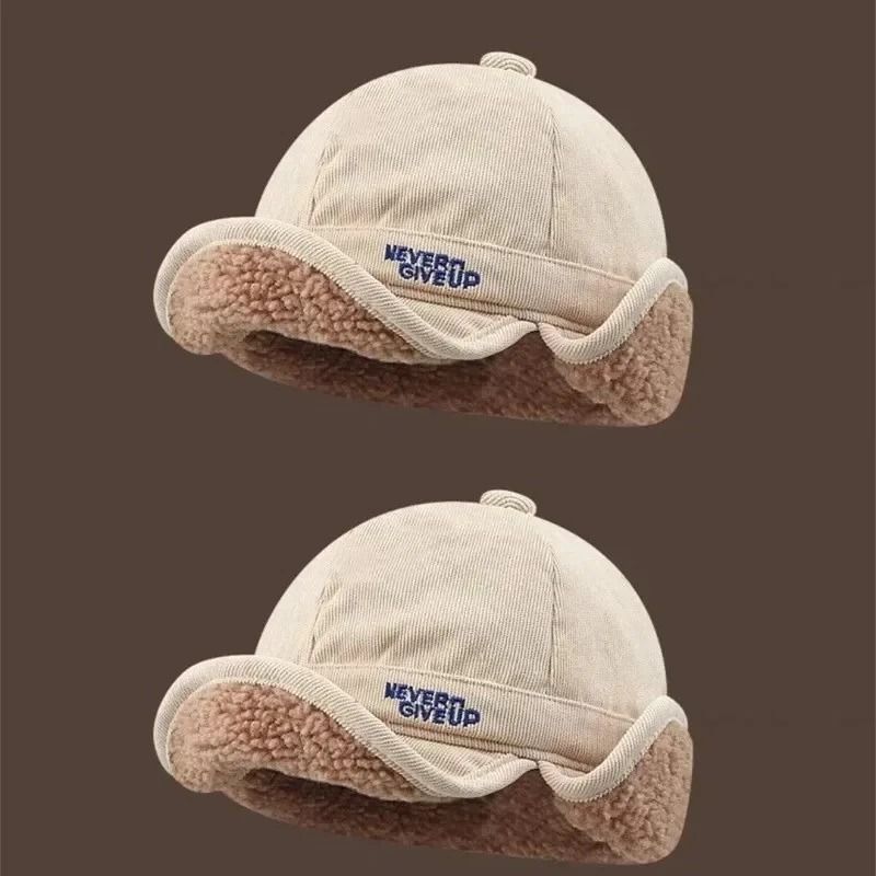 Winter Windproof Fleece Lined Ear Protection Cycling Hat For Cold Weather 9