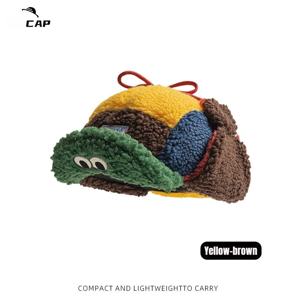 Winter Windproof Fleece Lined Ear Protection Cycling Hat For Cold Weather 12