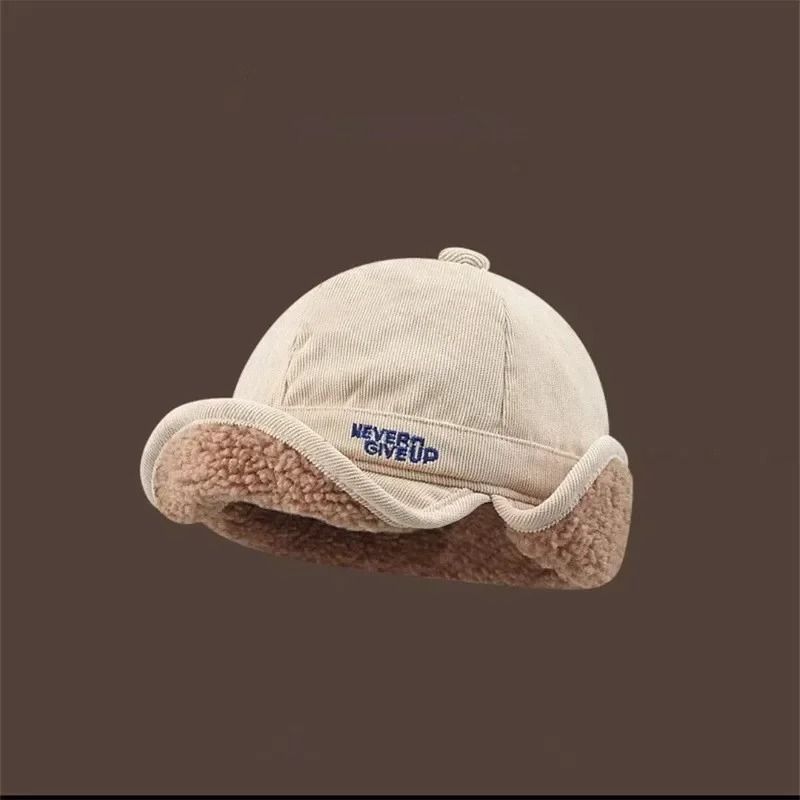 Winter Windproof Fleece Lined Ear Protection Cycling Hat For Cold Weather 5