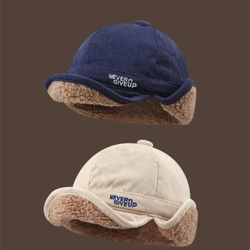 Winter Windproof Fleece Lined Ear Protection Cycling Hat For Cold Weather 8