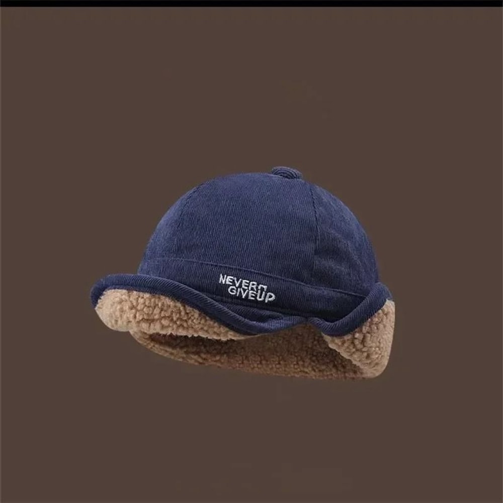 Winter Windproof Fleece Lined Ear Protection Cycling Hat For Cold Weather 4