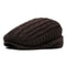 Autumn Winter Cotton Newsboy Cap Flat Peaked Beret For Men And Women 4