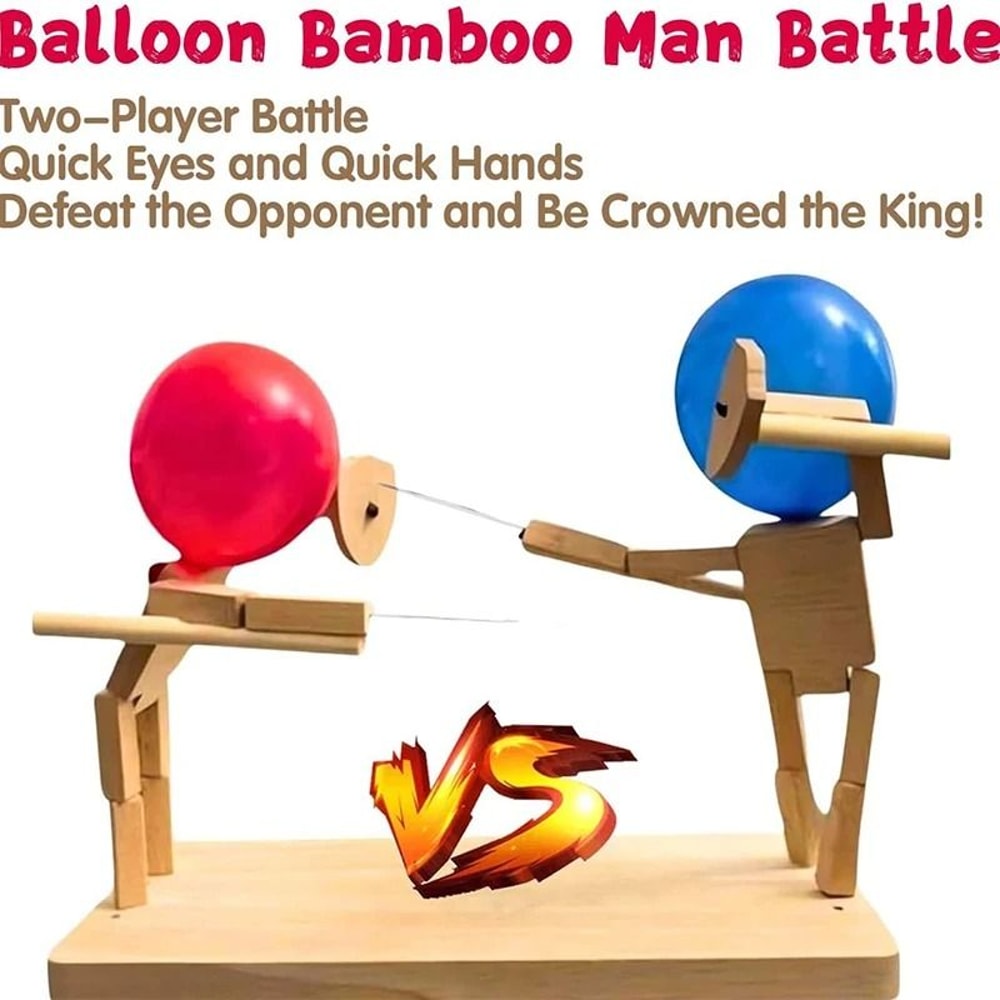 Double Battle Poke Balloon Interactive Family Game Toy 4