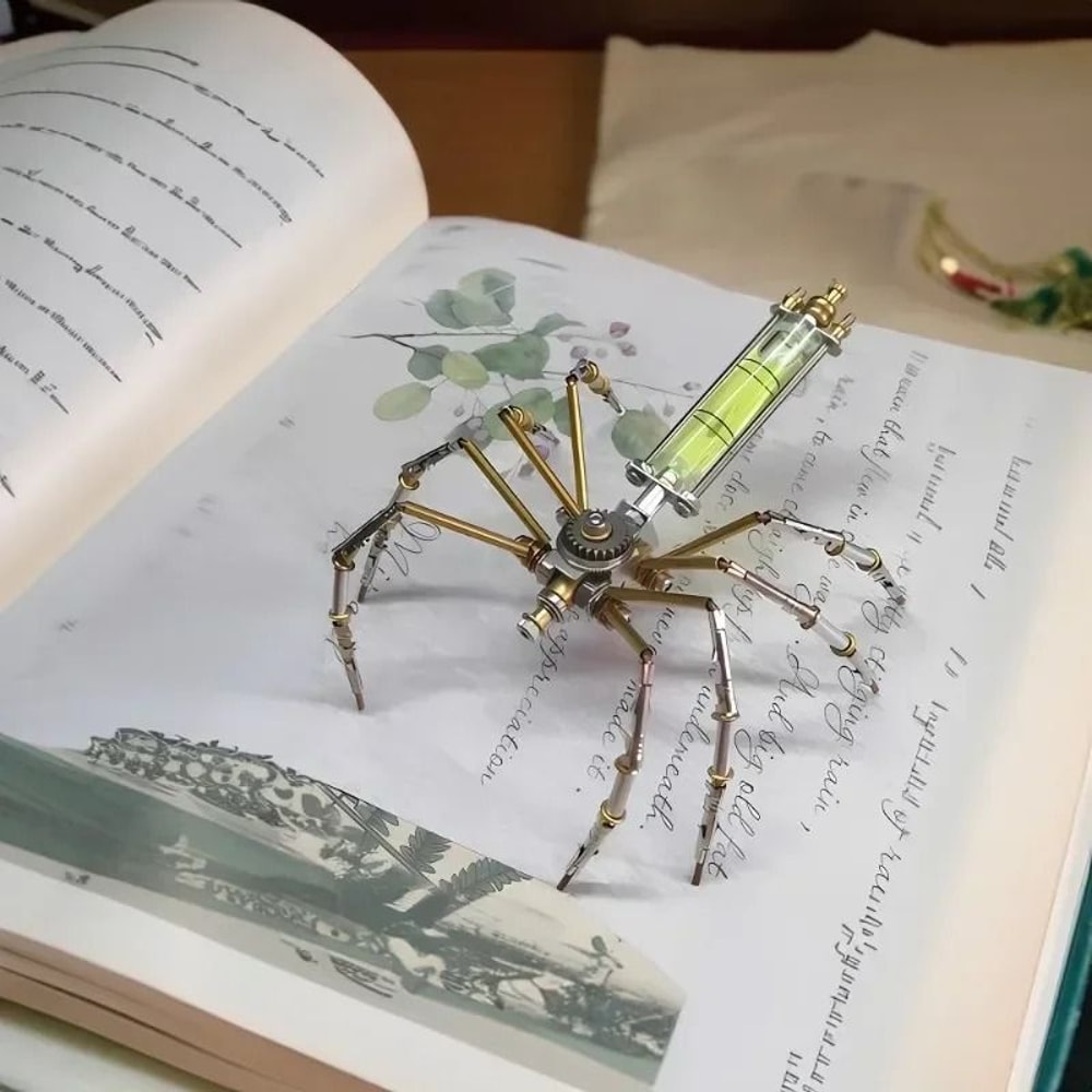 DIY Mechanical Spider Metal Model Kit Cyberpunk 3D Puzzle 10