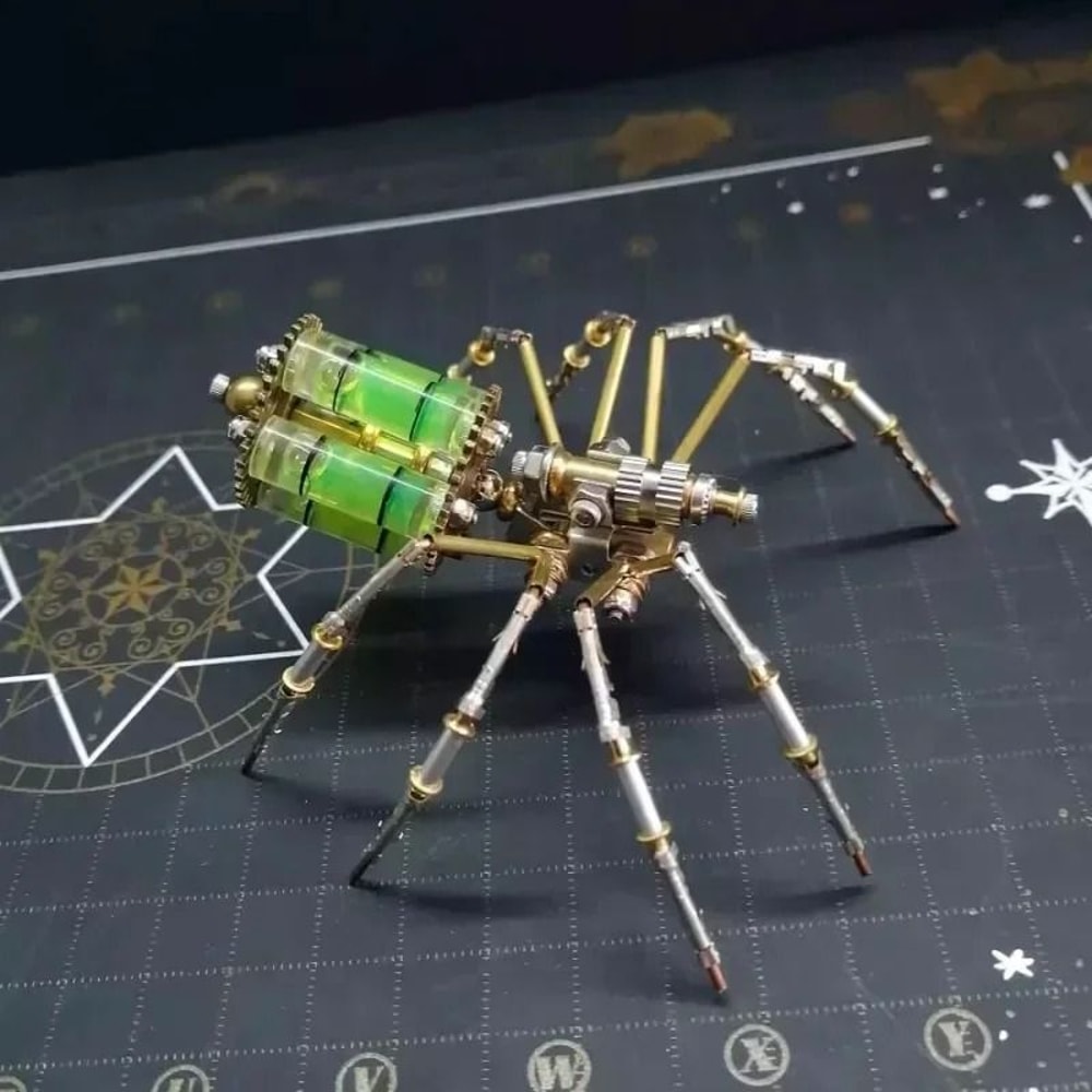 DIY Mechanical Spider Metal Model Kit Cyberpunk 3D Puzzle 8