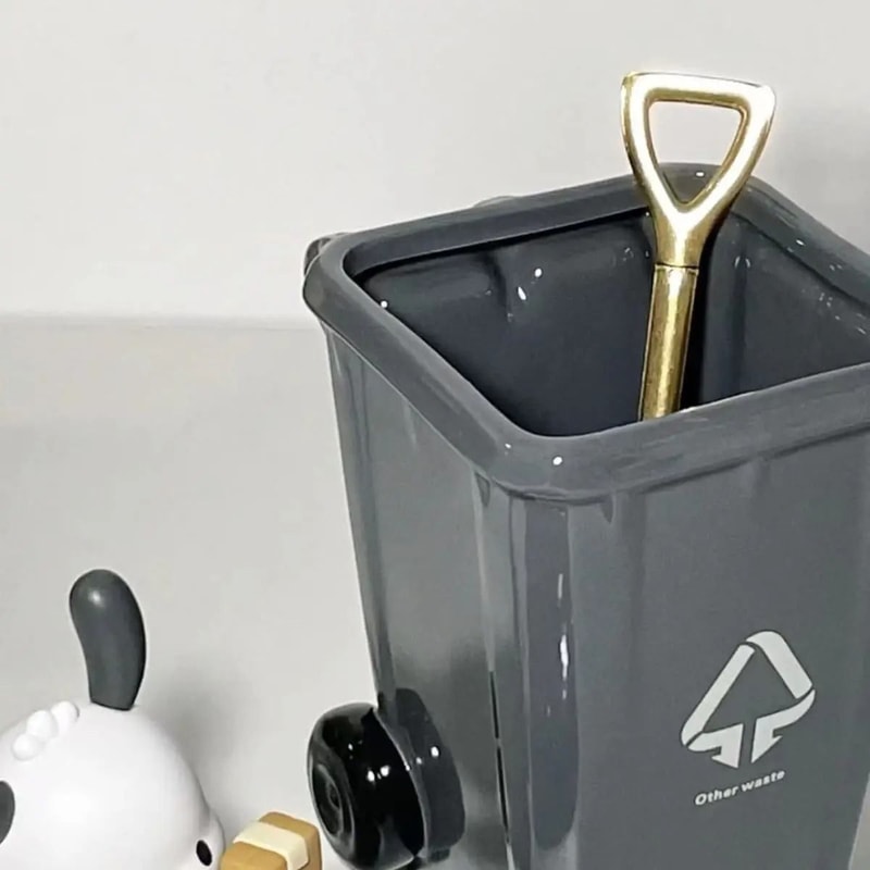 Funny Trash Can Ceramic Mug Cute Kawaii Coffee Cup For Home And Office 9