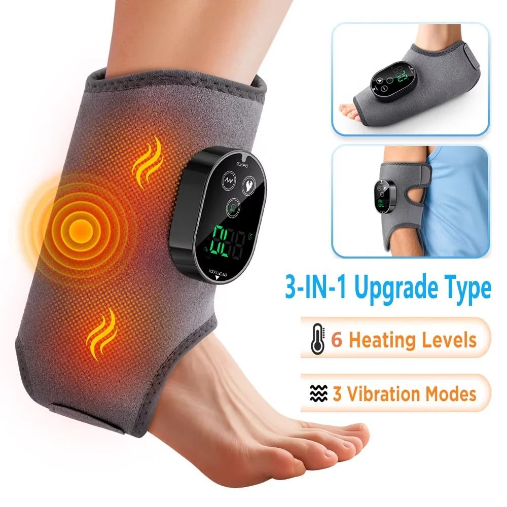 Electric Foot And Hand Massager With Heat And Vibration Portable Relaxation Device 4