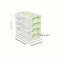 4 Layer Transparent Storage Box Plastic Drawer Organizer For Small Items 3