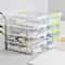 4 Layer Transparent Storage Box Plastic Drawer Organizer For Small Items 6