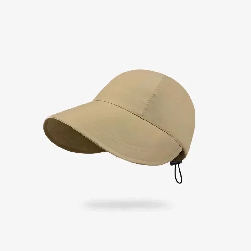 Foldable Wide Brim Sun Hat Adjustable Cotton Summer Beach Cap 3