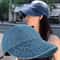 Foldable Wide Brim Sun Hat Adjustable Cotton Summer Beach Cap 13